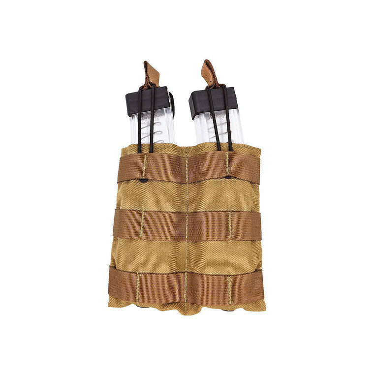 Tac Shield - Double Speed Load Smg Molle Pouch Coyote - T3622CY