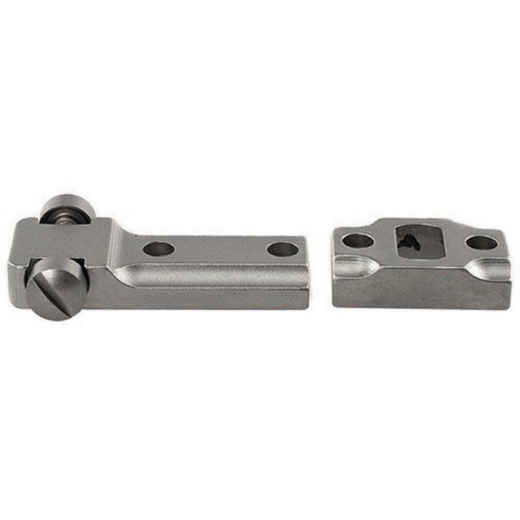 Leupold & Stevens - Std Savage 10/110 Sil Rnd Rcvr 2pc Base - 55743