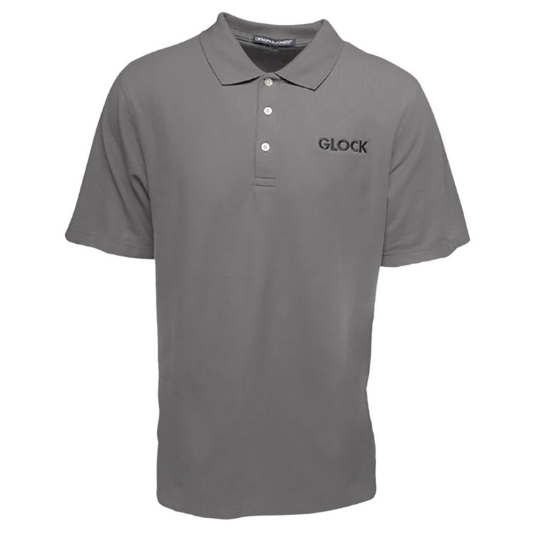 Glock - Classic Cotton Polo Grey Xl - AP95877