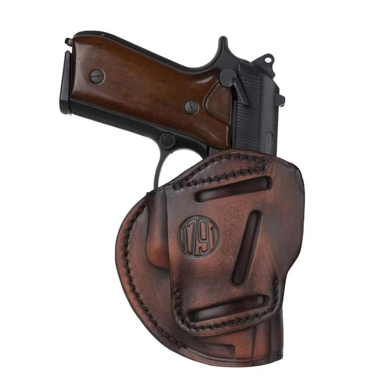 1791 Gunleather - 3 Way Holster Owb Sz 5 Vint Ambi - 3WH5VTGA