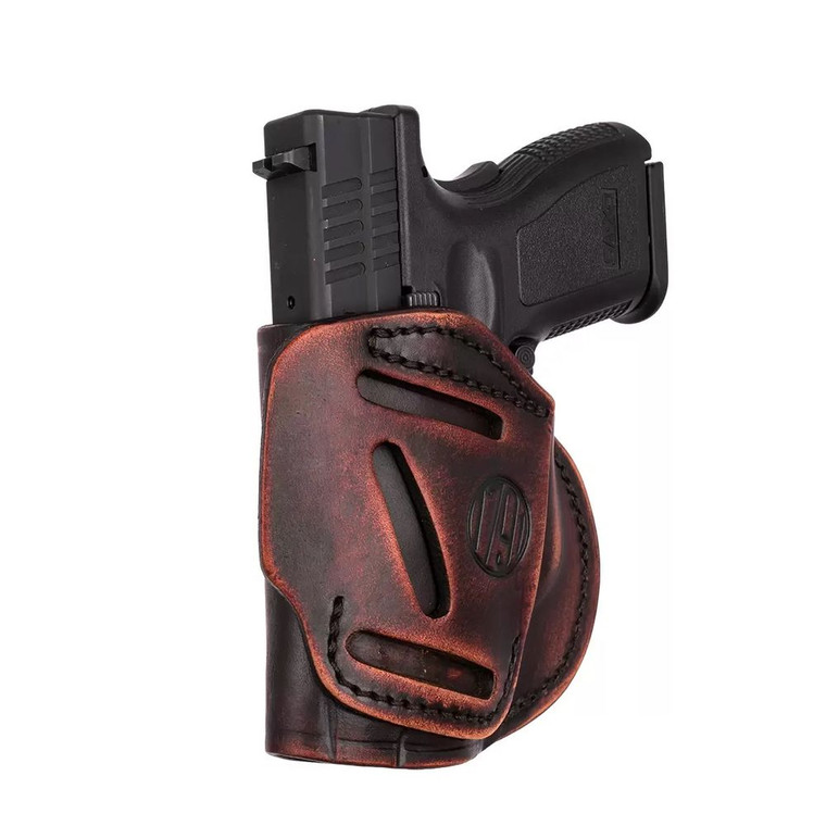 1791 Gunleather - 4 Way Holster Iwb/owb Sz 4 Vint Rh - 4WH4VTGR