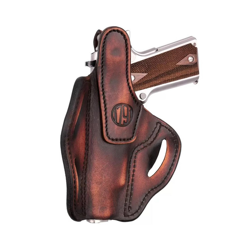 1791 Gunleather - Thumbreak Belt Holster Sz 5s Vint Rh - BHX5SVTGR