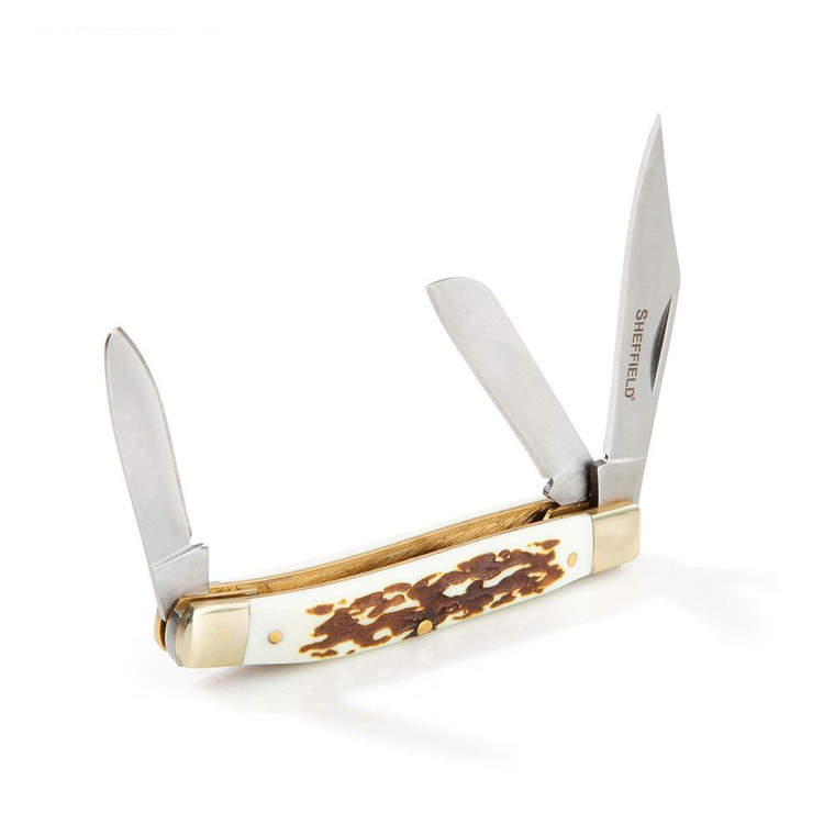Sheffield - Case Of 6 Stag Stockman Iii Fld Knife - 12206