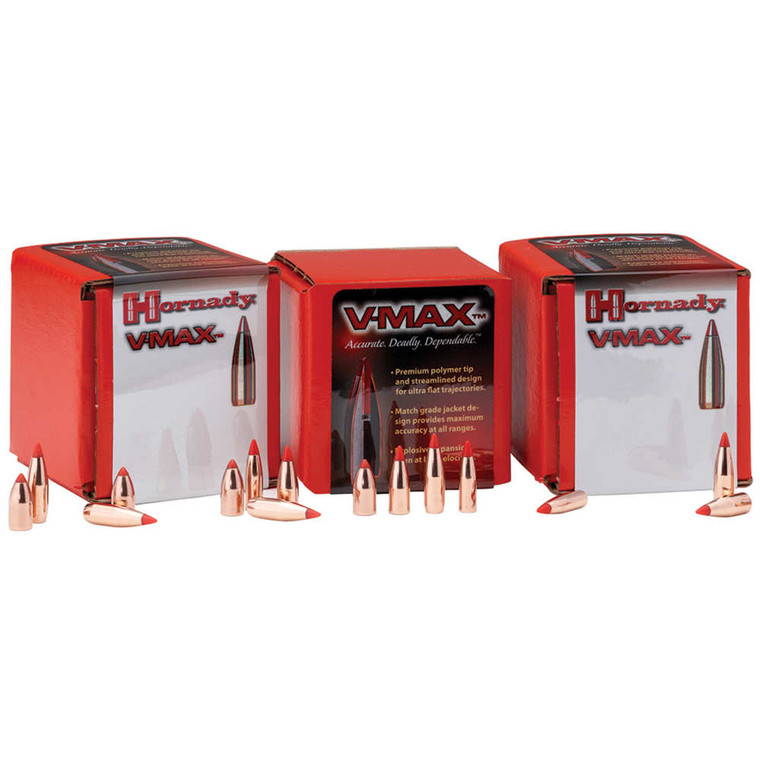 Hornady - Case Of 5 Bullet 17 Cal 172 20 Gr V-max 100/bx - 21710