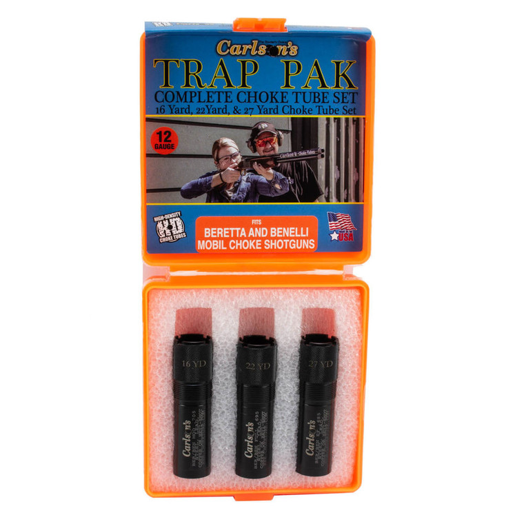 Carlson's Choke Tubes - Trap Pack Beretta/benelli Mobil 12ga - 17202
