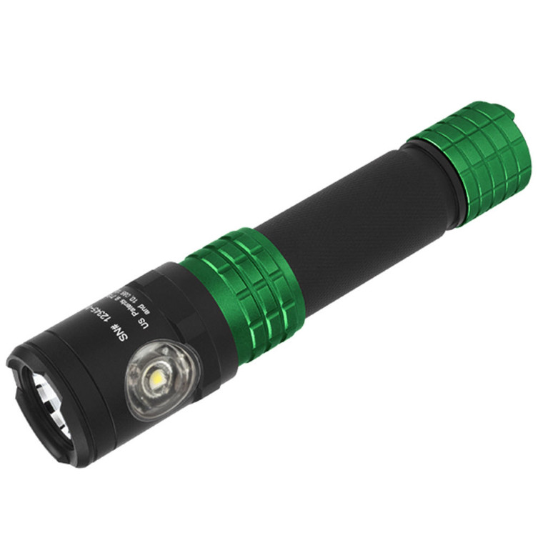 Night Stick - Case Of 2 Metal Dual-light Rech Flashlight Green - USB578XLG