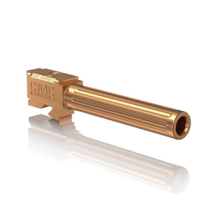 Cmc Triggers - Glock 17 Fluted Brl Nonthrd Dlc Brz Hxbn - 75514