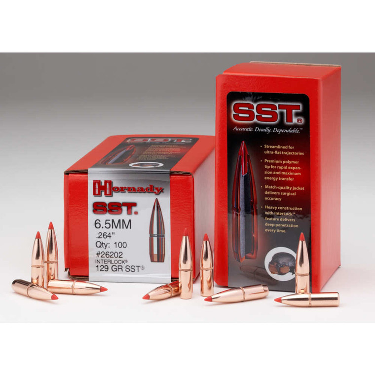Hornady - Case Of 5 Bullet 270 Cal 277 140 Gr Sst 100/bx - 27352