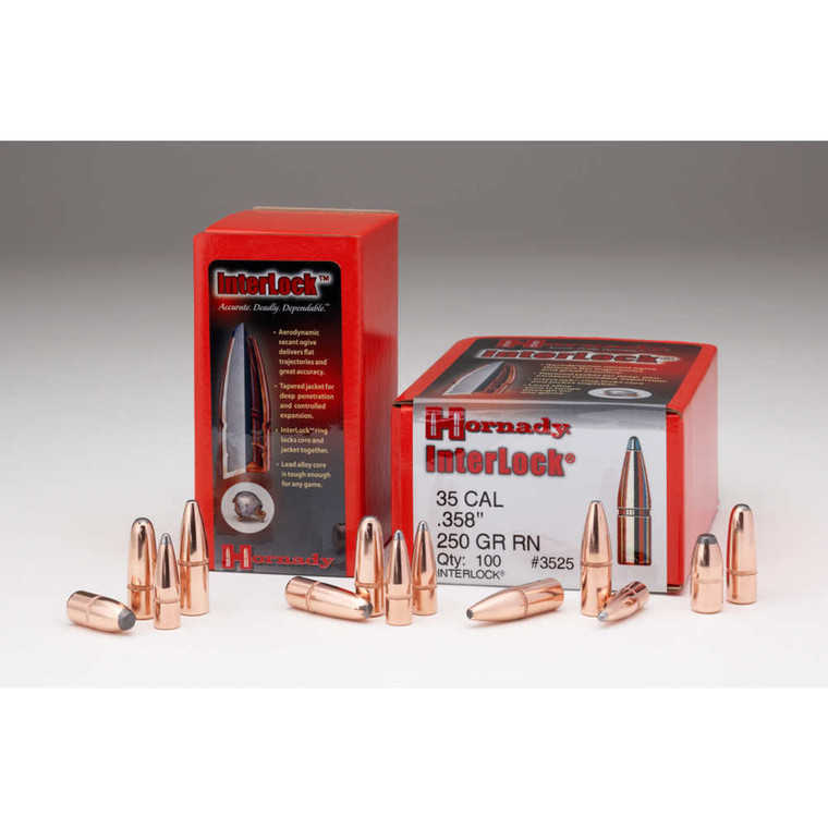 Hornady - Case Of 5 Bullet 35 Cal 358 200 Gr Sp 100/bx - 3510