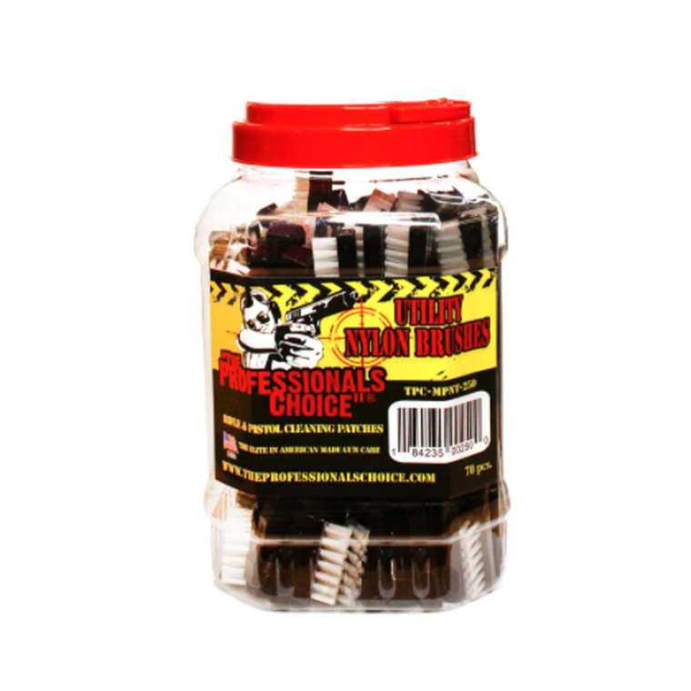The Professionals Choice - Utility Nylon Brush Jar 70 Pcs - TPCMPNT250