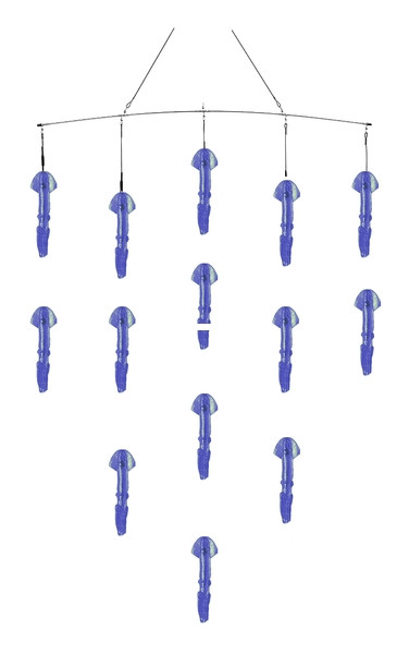 Fish Razr FR340 Spreader Bar- 36" - 15 Squid Blue Sparkle - FR340