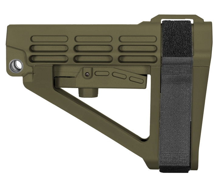 SB Tactical SBA4X-04-SB SBA4 ODG, 5 - Position adjustable brace, does not - SBA4X-04-SB