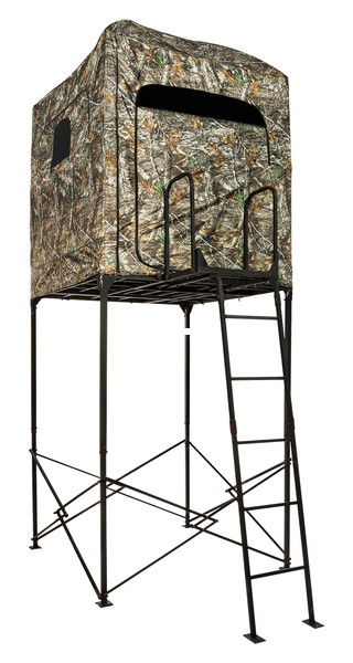 Primal Treestands PVTS-806 The - Hideout 7' Deluxe Quad Pod w/ Blind - PVTS-806