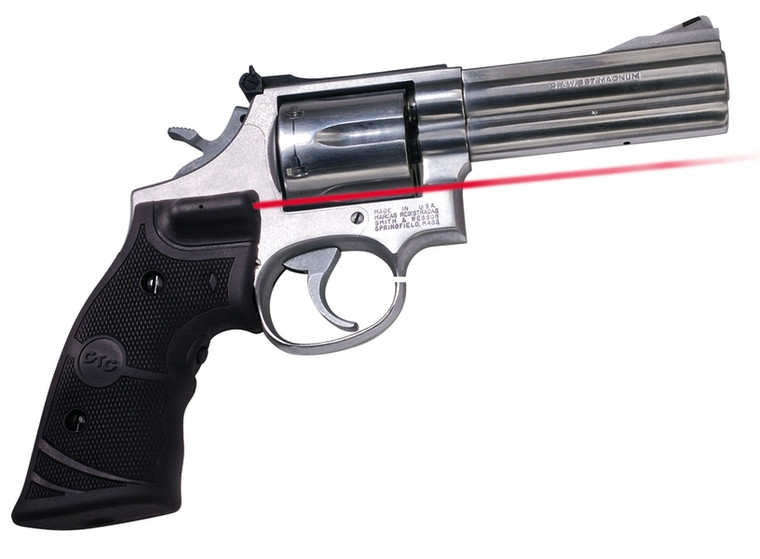 Crimson Trace LG-308 Lasergrips - Laser Sight, Black, Pressure Sensor - LG-308