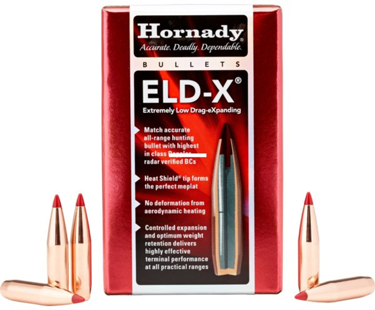 Hornady 25418 ELD-X Rifle Bullet 25 - Cal .257 110 Gr ELD-X 100Rnd - 25418 Hornady 25418 ELD-X Rifle Bullet 25 - Cal .257 110 Gr ELD-X 100Rnd - 25418