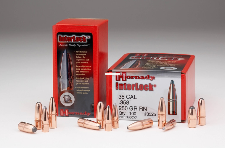 Hornady 2850 Interlock Rifle - Bullets 7mm .284 175Gr SP 100Rnd - 2850