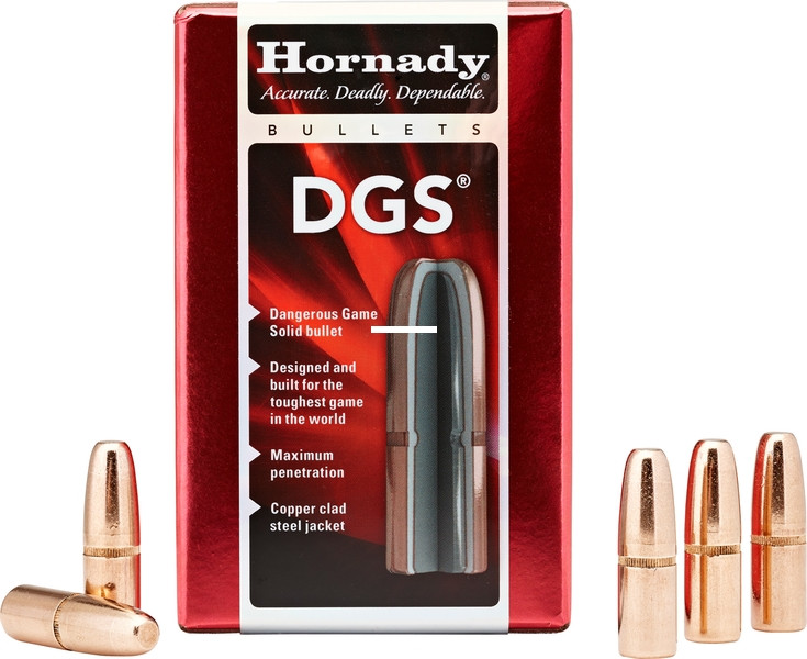 Hornady 4507 Dangerous Game Rufle - Bullets .458 Cal 500Gr DGX FMJ 50Rnd - 4507