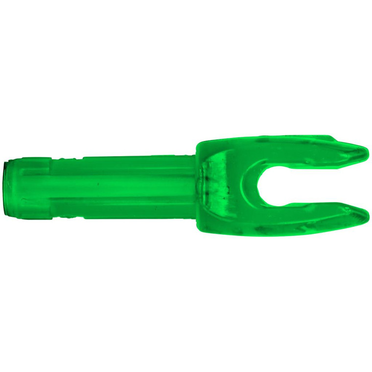 Easton 4mm MicroLite Nocks Emerald Green 12 pk. - 627775