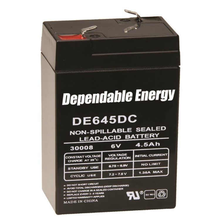 American Hunter Rechargeable Battery 6V F-Tab - DE-30008