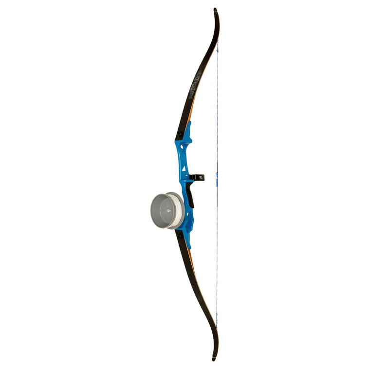 Fin Finder Bank Runner Bowfishing Recurve Package w/Drum Reel Package Blue 58 in. 35 lbs. RH - 81401