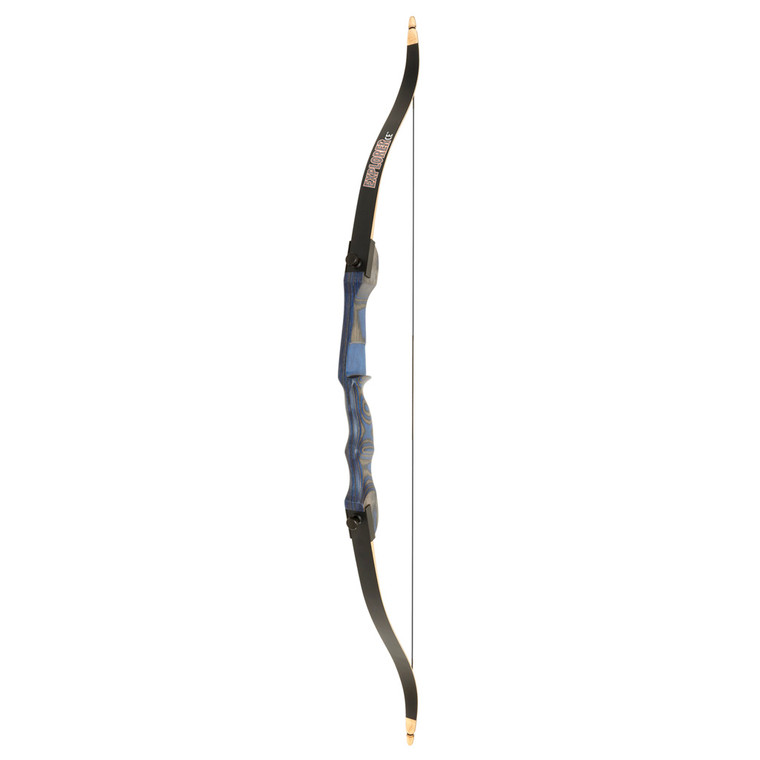 October Mountain Explorer CE Recurve Bow Blue 54 in. 20 lbs. LH -