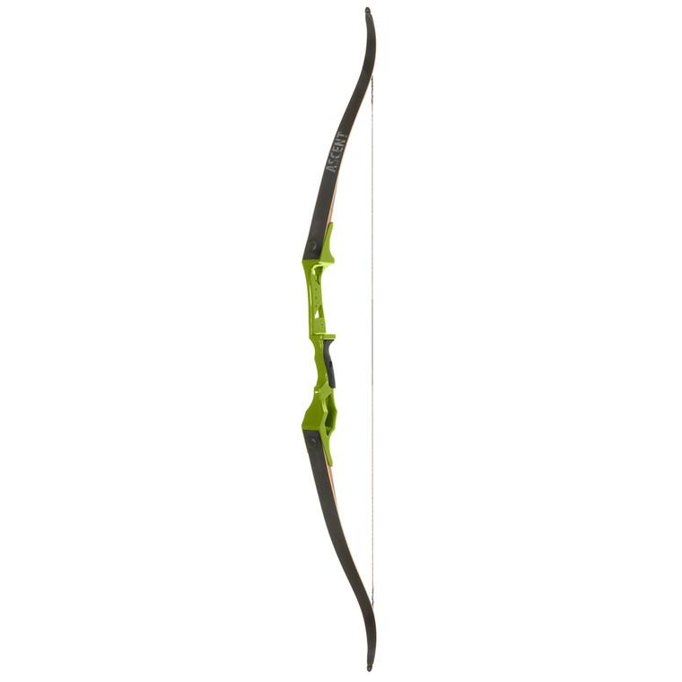 October Mountain Ascent Recurve Bow Green 58 in. 40 lbs. RH - OMP81216 October Mountain Ascent Recurve Bow Green 58 in. 40 lbs. RH - OMP81216