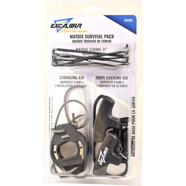 Excalibur Matrix Survival Pack Matrix String, Rope Cocker and Stringing Aid - 74153