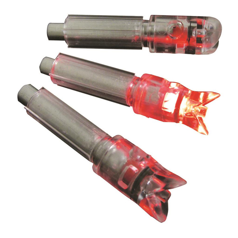 GWS Lighted Crossbow Nocks Red 3 pk. - 72000