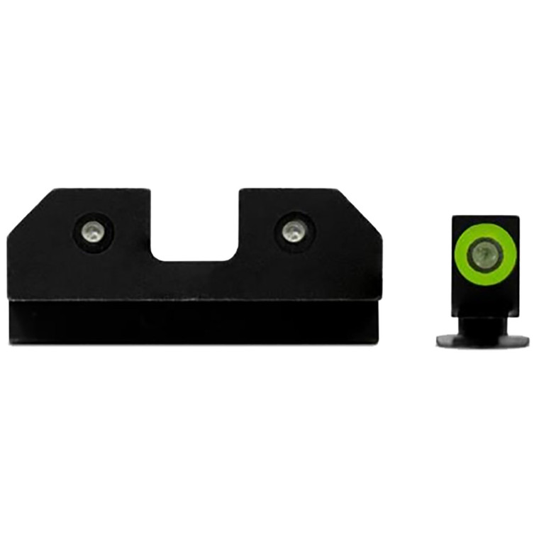 XS Sights R3D Night Sights Green Glock 42/43/43x/48 - GL-R014P-6G