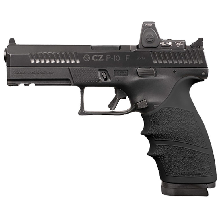 Hogue HandAll Beavertail Grip Sleeve Black CZ P-10 Full Size 9mm - 17800