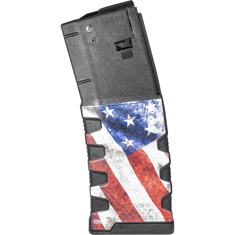 MFT Extreme Duty Polymer Mag American Flag M1 30 rd. 5.56x45mm/223 Rem./300 AAC - EXDPM556D-AFM1