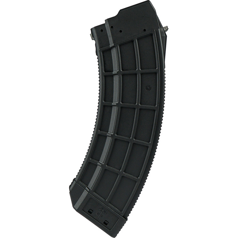 Century US Palm AK30 Magazine 7.62x39 Black Stainless Steel Latch Cage 30 rd. - MA692A Century US Palm AK30 Magazine 7.62x39 Black Stainless Steel Latch Cage 30 rd. - MA692A