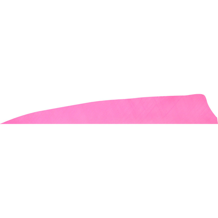 Gateway Shield Cut Feathers Flo Pink 4 in. RW 50 pk. - 400RSSFP-50