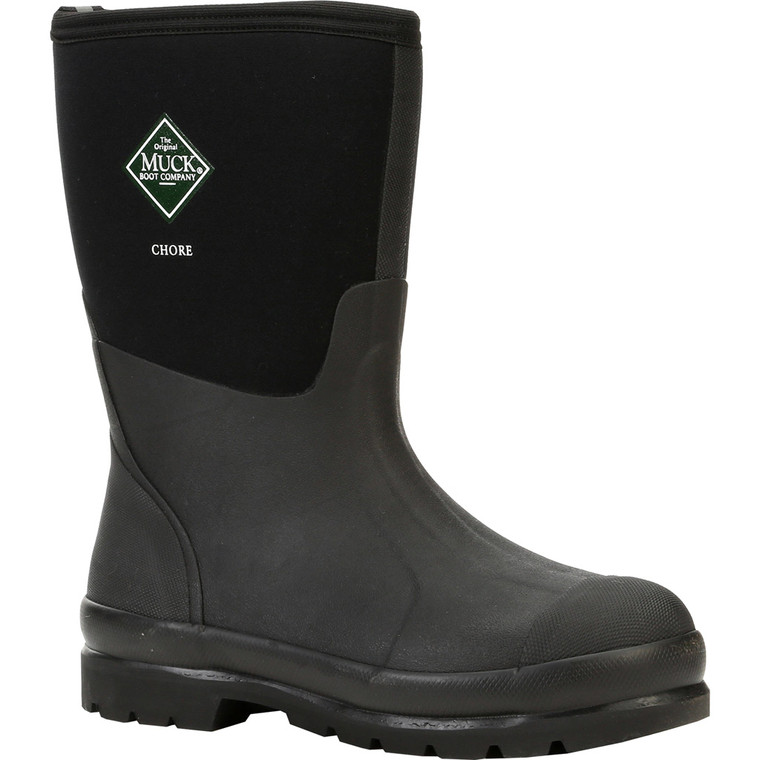 Muck Classic Boot Black Mid 12 - CHM-000A-BL-120