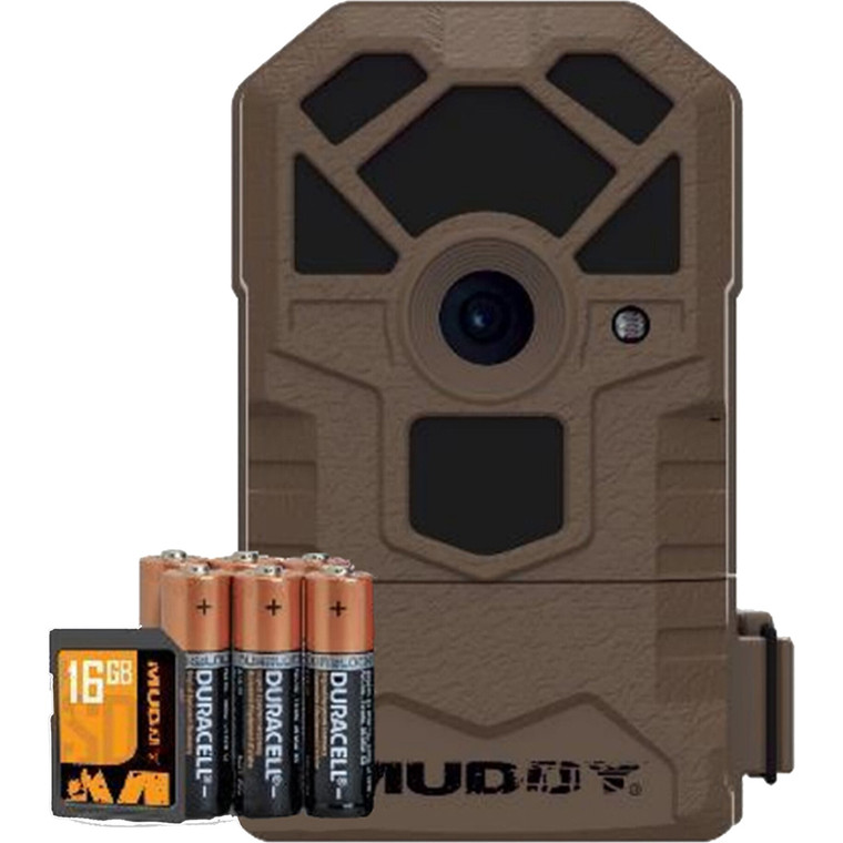 Muddy Pro Cam 14 Bundle Batteries & SD Card 14 MP and 420 Video at 30FPS - MUD-MTC100K