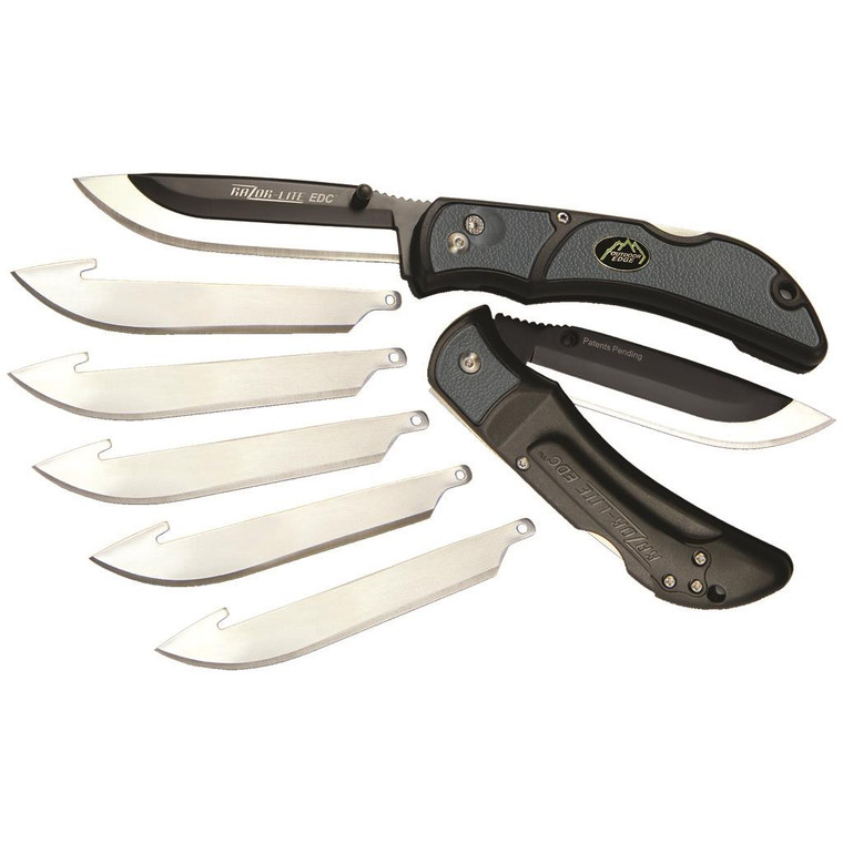 Outdoor Edge Razor-Lite EDC Knife Gray 3 in. - RLY30-50C