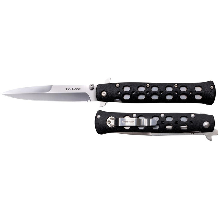 Cold Steel Ti-Lite 4 in. Folding Knife Black - CS-26SP