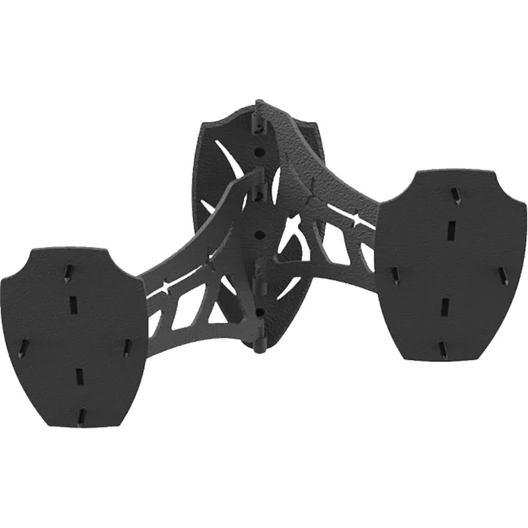 Skull Hooker Dual Shoulder Mount Black - SKH-DSM-BLK