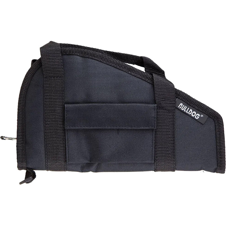 Bulldog Pistol Rug with Handle Black Large - BD602