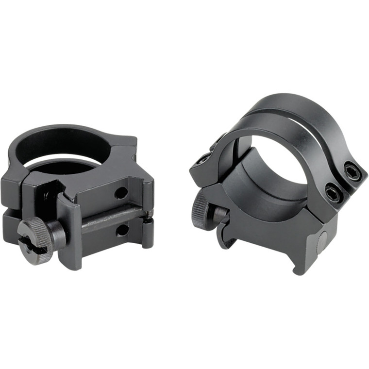 Weaver Quad Lock Top Mount Scope Rings Matte 1in. High Weaver - 49047