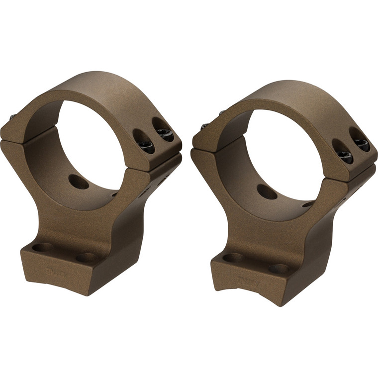 Browning X-Bolt Integrated Scope Rings Burnt Bronze 1 in. Low - 12531