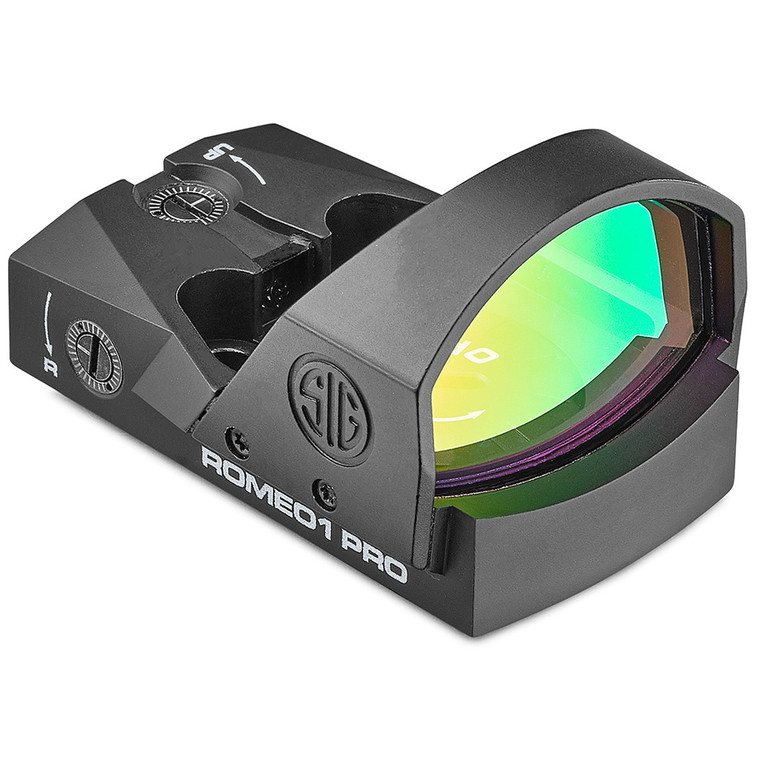 Sig Sauer Romeo1PRO Miniature Reflex Sight 3MOA Red Dot with Shroud - SOR1P100