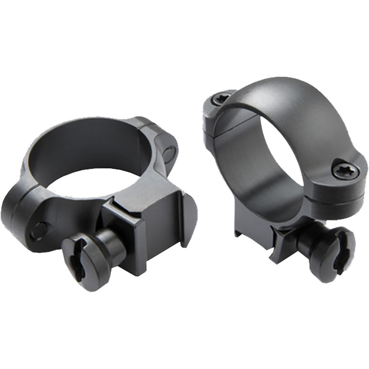 Burris Rimfire/Airgun Rings 1 in. High Deluxe Steel Matte Black - 420076