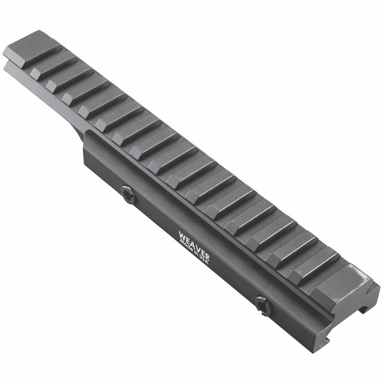 Weaver AR Flat Top Riser Rail Matte - 99675