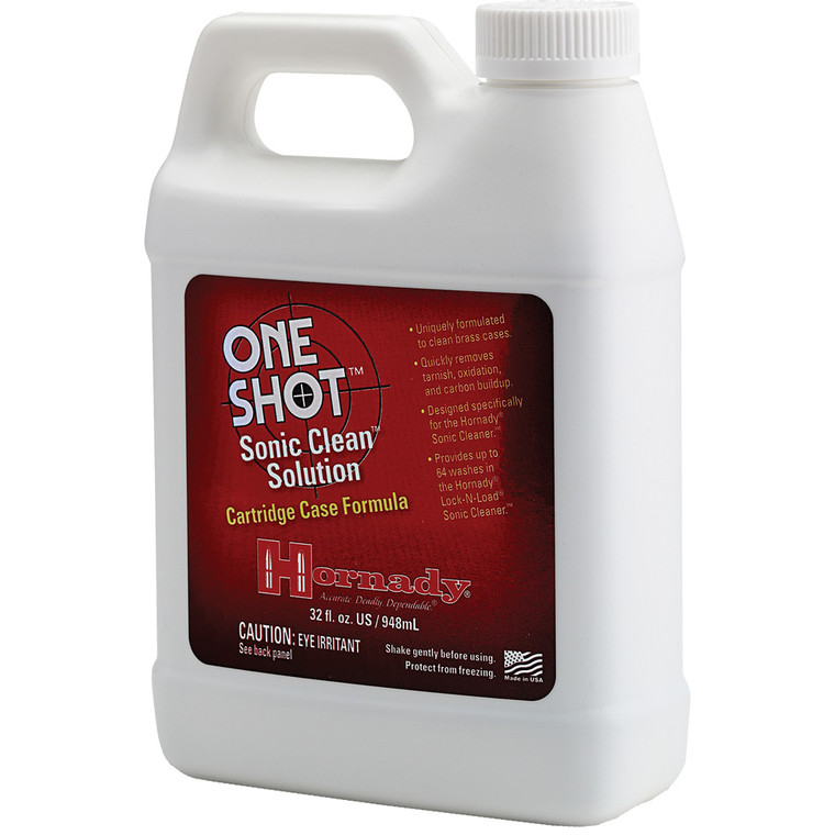 Hornady One Shot Sonic Clean Cartridge Solution 32 oz. - 43355