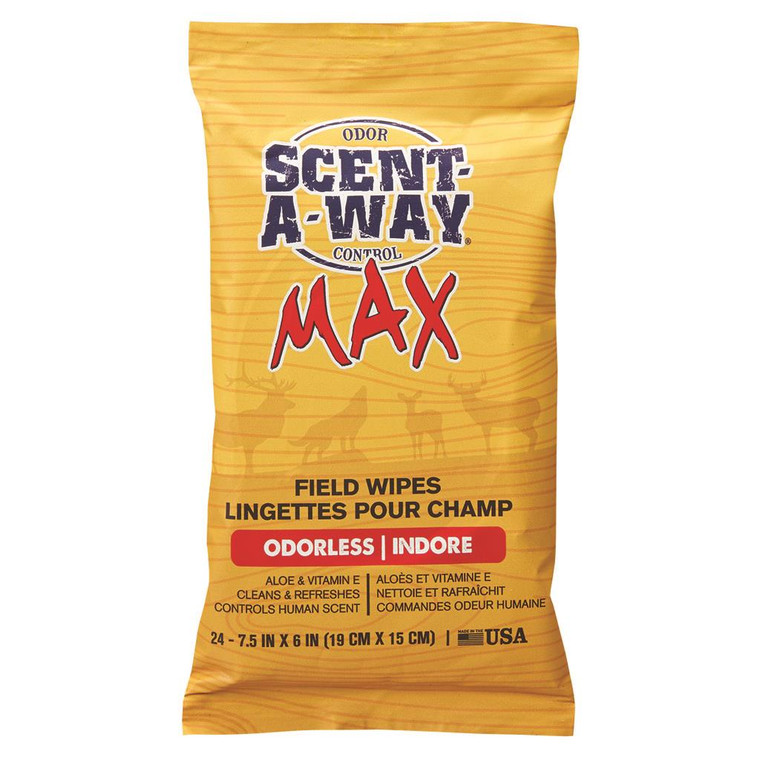 Scent-A-Way Max Field Wipes 24 pk. - HS-SAW-07795