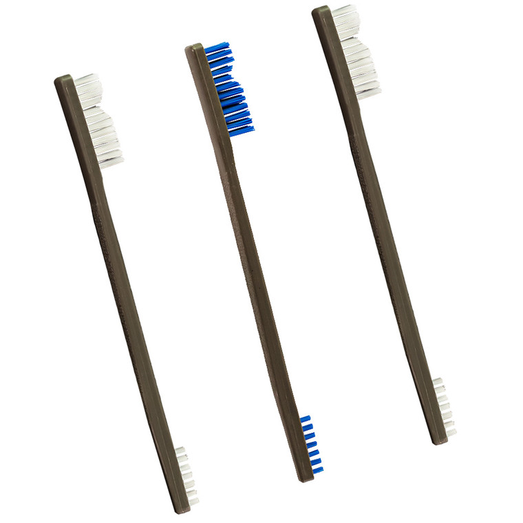 Otis All Purpose Brushes 2 Nylon/1 Blue Nylon 3 pk. - FG-316-NB-3