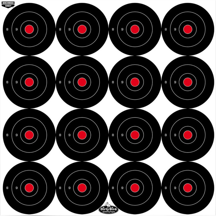 Birchwood Casey Dirty Bird Target Bullseye 3 in. 12 pk. - BC-35309