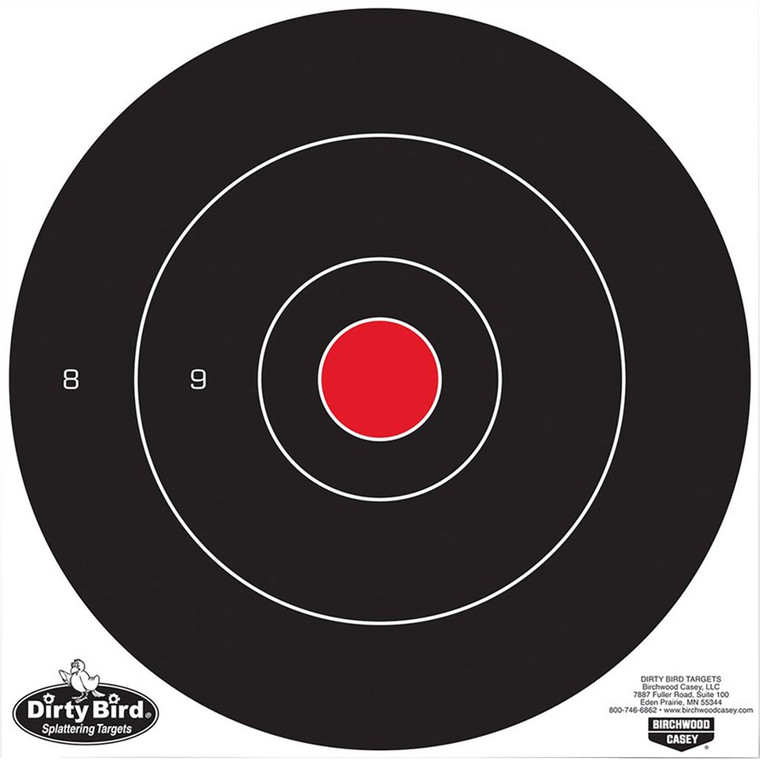 Birchwood Casey Dirty Bird Target Bullseye 12 in. 12 pk. - BC-35012