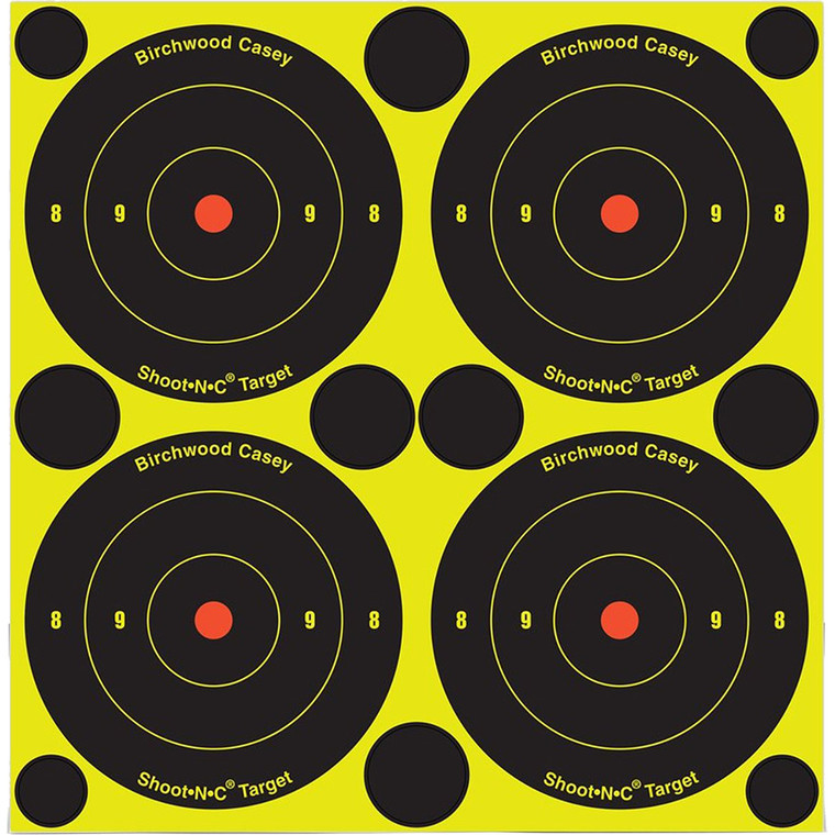 Birchwood Casey Shoot-N-C Target Bullseye 3 in. 48 pk. - BC-34315